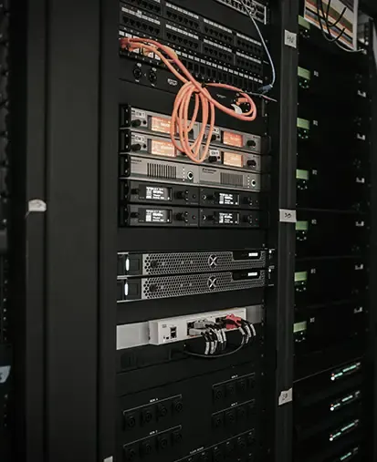 Servertechnik für sichere Datenübertragung